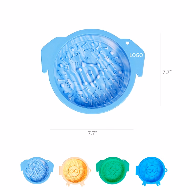 Multifunctional folding pet food bowl