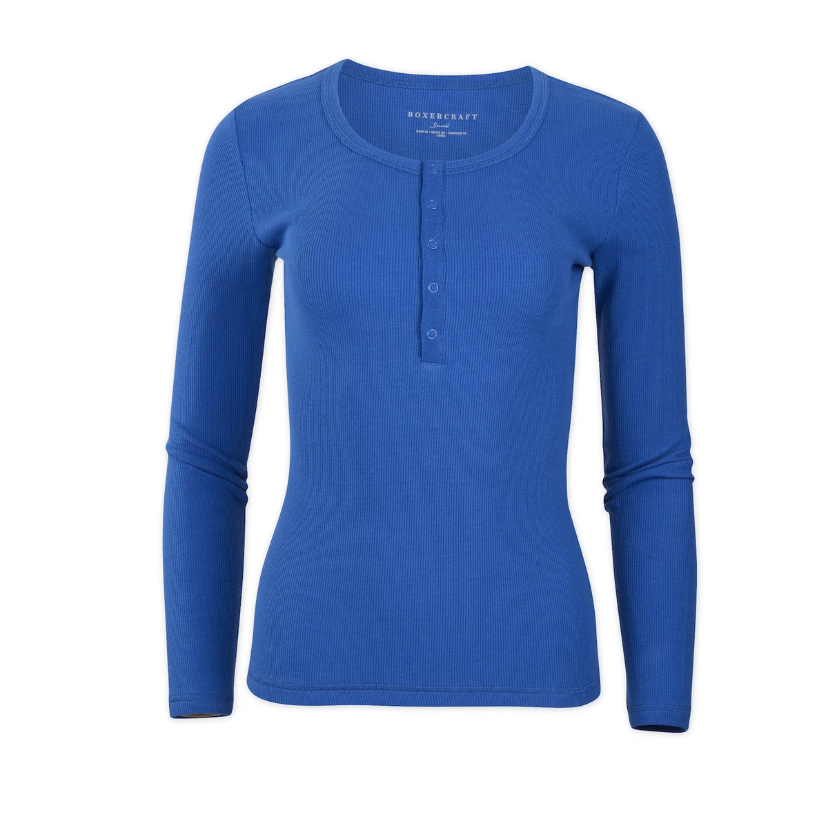 BOXERCRAFT HARPER RIB HENLEY 1