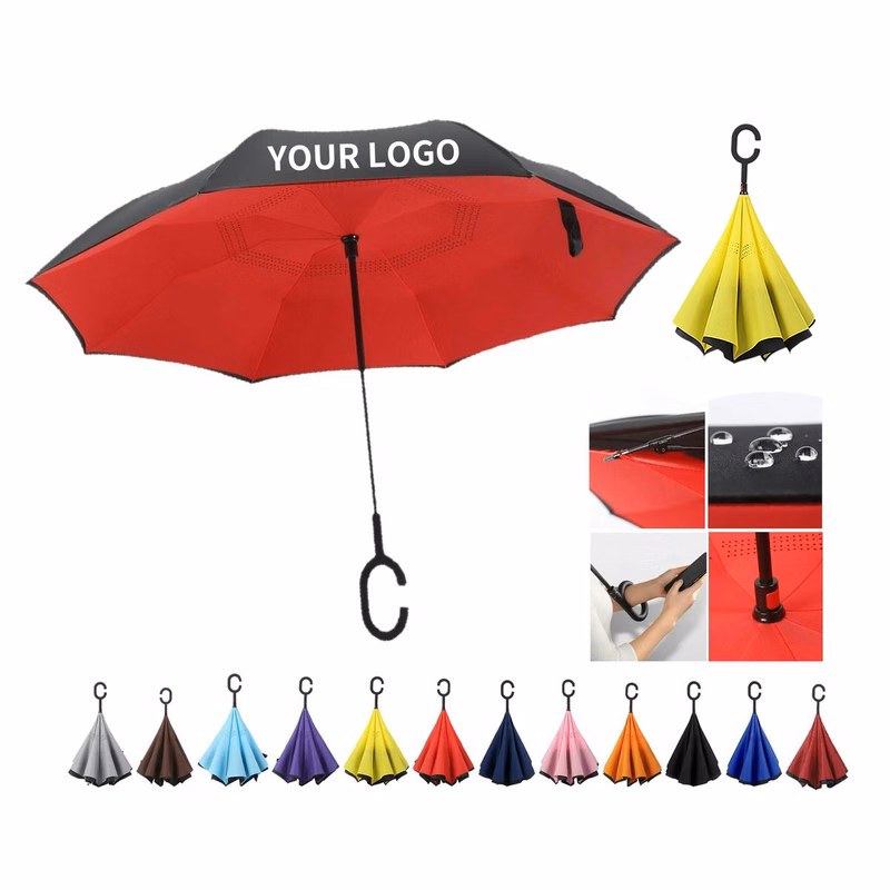 Upside Down Folding Umbrella for Rainy Weather