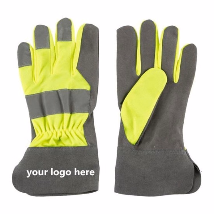 Reflective Safety Gloves (Logo Cuff)