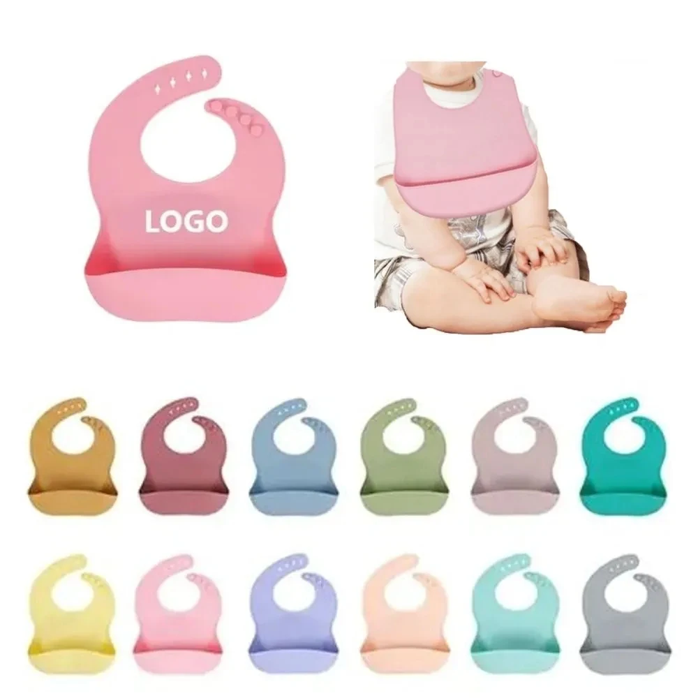 Adjustable Silicone Baby Bibs 1