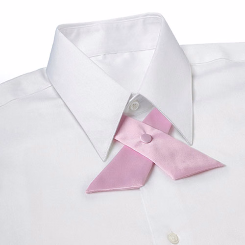 Pink Crossover Tie