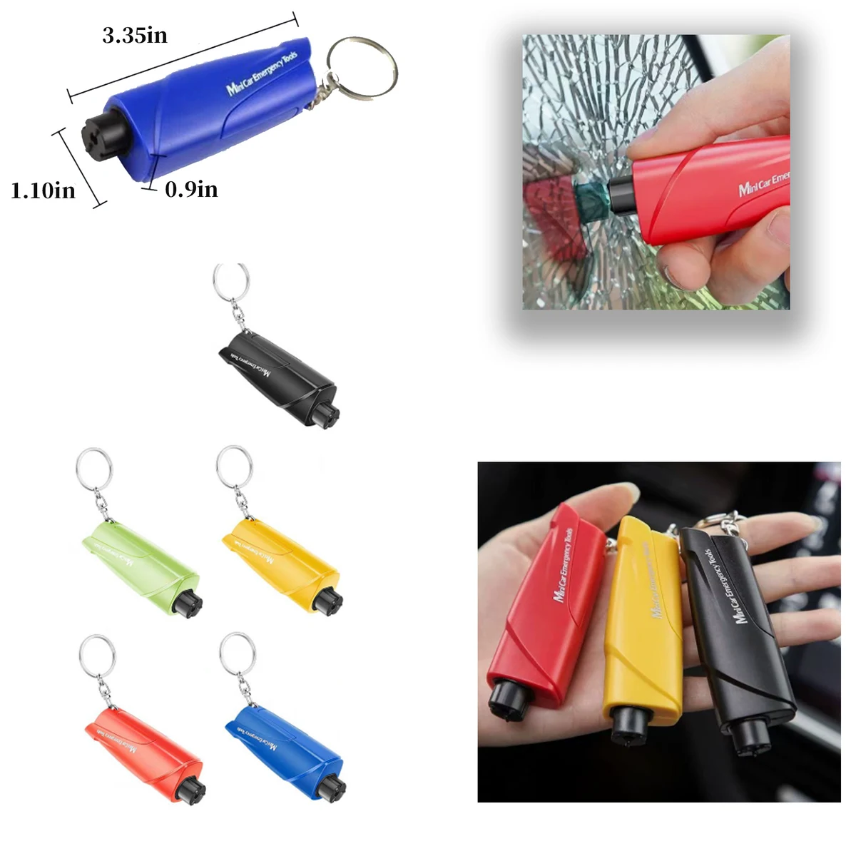 Car Window Breaker with Cutter 1