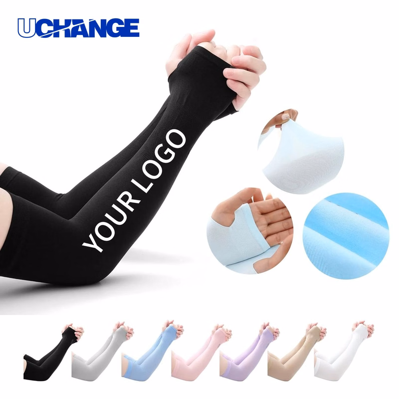 Ice Silk Arm Sleeves Cover for Outdoor Use