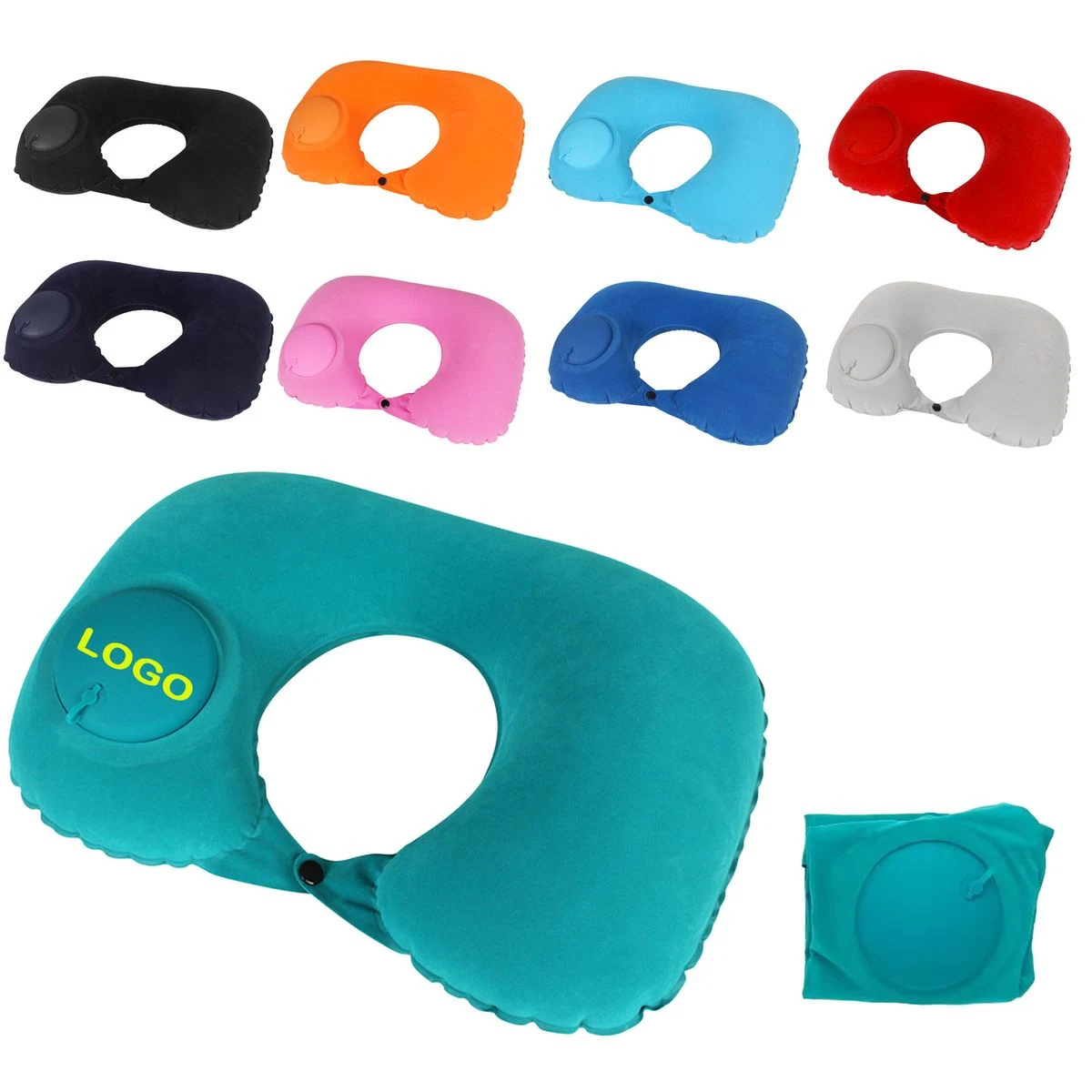 Press Inflatable U Pillow 1