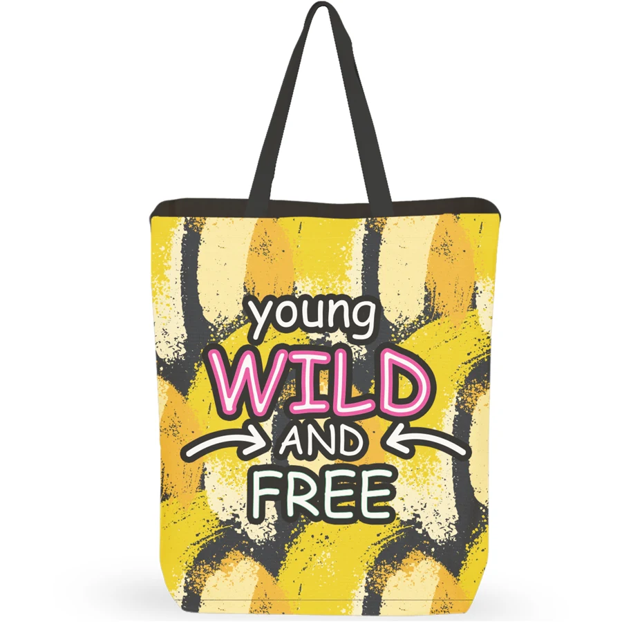 Sublimation 12 oz Poly Canvas Tote Bag -13"Wx15"Hx 24"Handle, custom tote bag with logo imprint 1