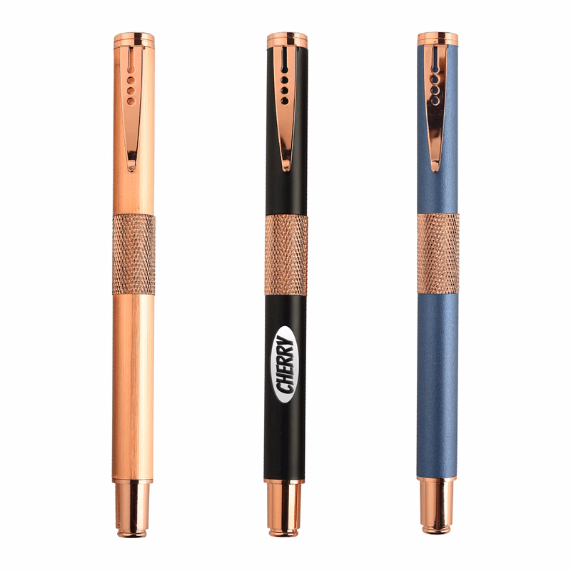 Business Cap Action Metal Ballpoint Pen