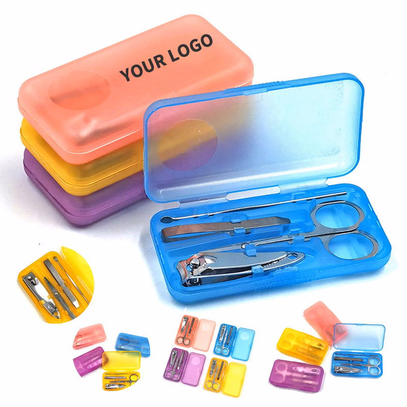 Compact Stainless Grooming Tool Set With Case