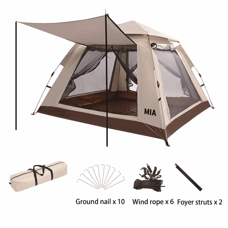 3-4 People Outdoor Camping Fully Automatic Tent