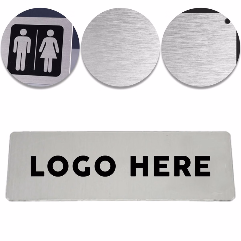 Custom Metal Name Plate 9*3 Inches