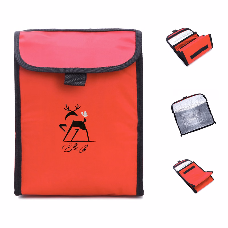 10" x 7.25" Non-Woven Foldable Lunch Tote Cooler