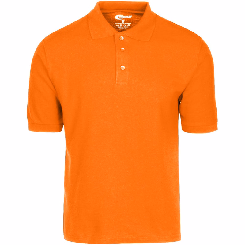 Men's Polo Shirts - Orange Size XL