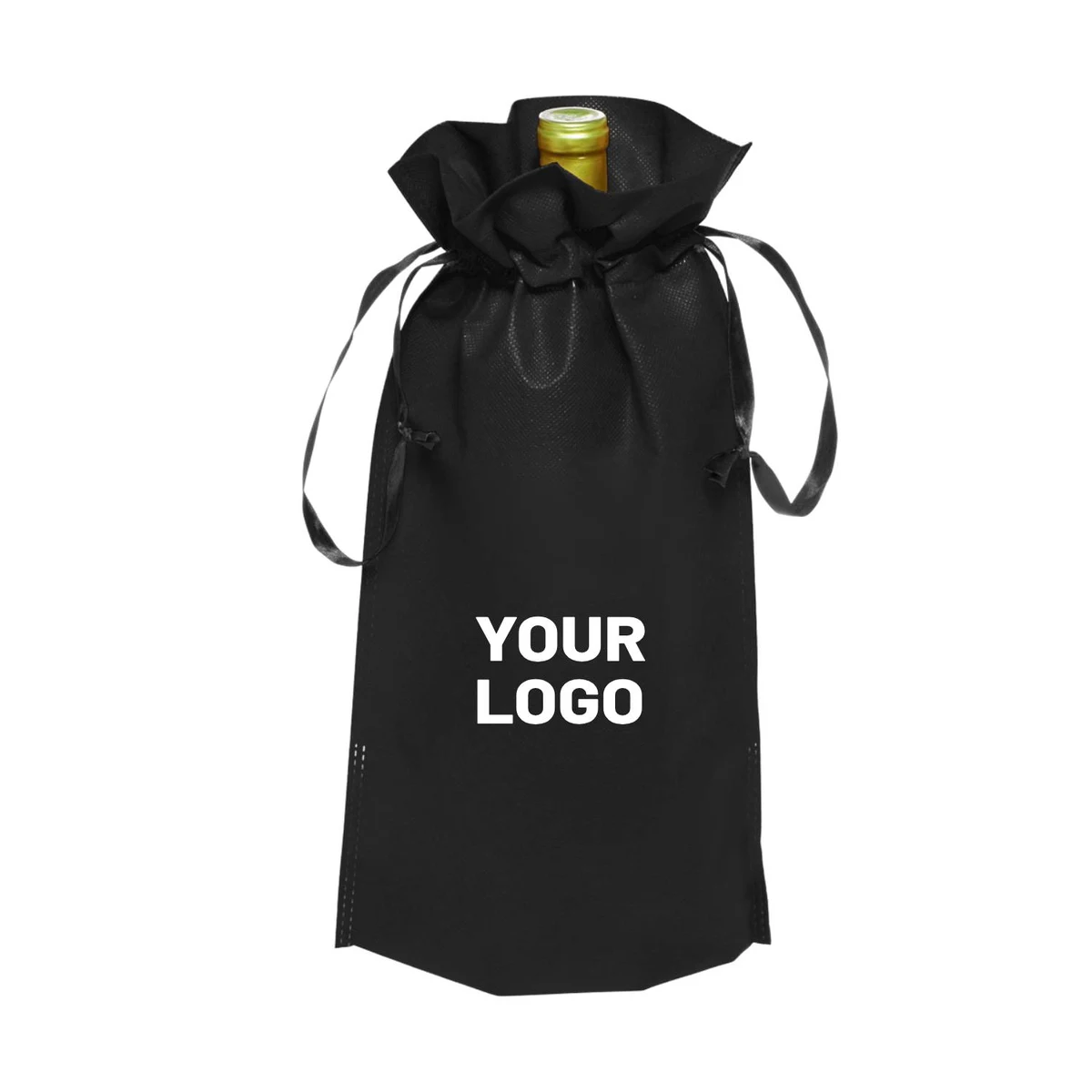 Non Woven Wine Drawstring Bag 1