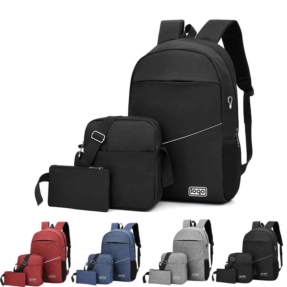 Mens Travel Backpack Set 1
