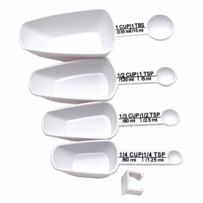 Measuring Cup and Spoon Sets - 4 Pieces