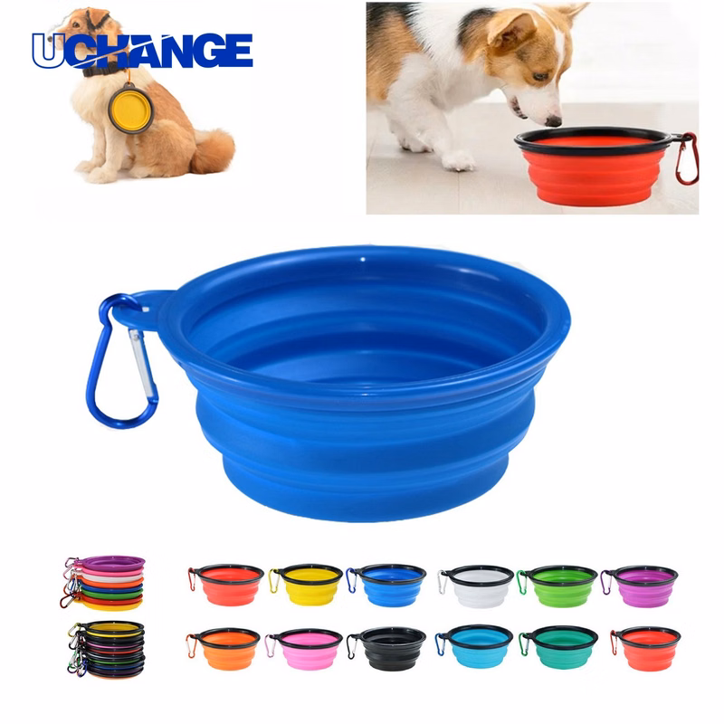 Foldable TPE Pet Feeding Bowl