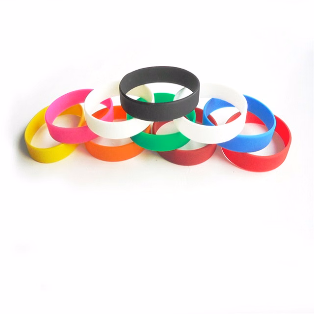Individually Packaged Blank Silicone Wristband