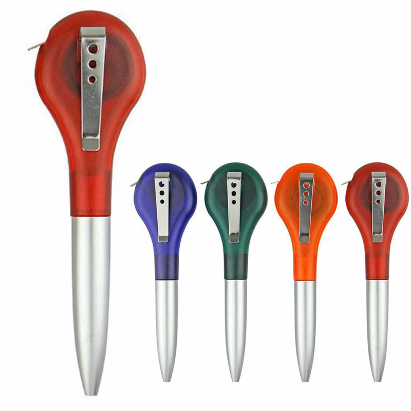 Multi-Functional Ballpoint Pens With Tape Measure