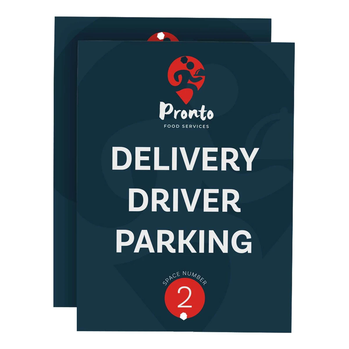 72" Rover Portable Sign Post 18" x 24" Single-Sided Graphics (Set of Two) 1