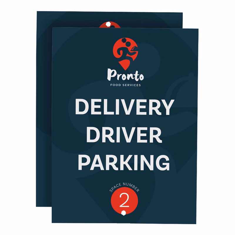 72" Rover Portable Sign Post 18" x 24" Single-Sided Graphics (Set of Two)