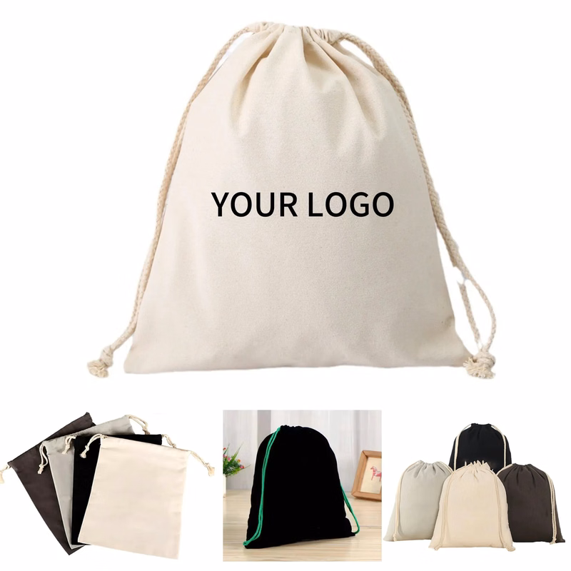 Canvas Drawstring Bag 4.5x4