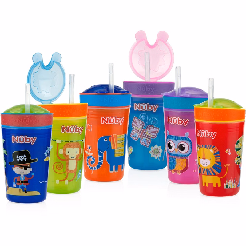 Nuby Snack N' Sip Cups - Assorted Colors