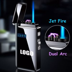 Electric Arc And Jet Fire Lighter With USB Charging