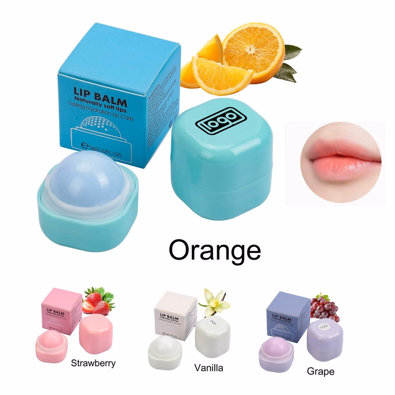 Round Scented Lip Balm