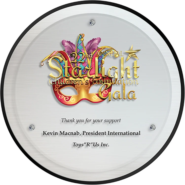 Silver Circle Award (9"x 3/4") (PhotoImage) 1