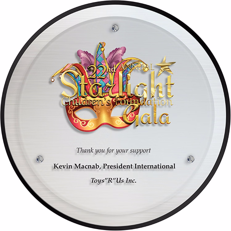 Silver Circle Award (9"x 3/4") (PhotoImage)