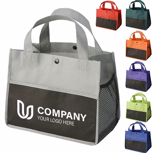 Mini Snap Non-Woven Lunch Totes