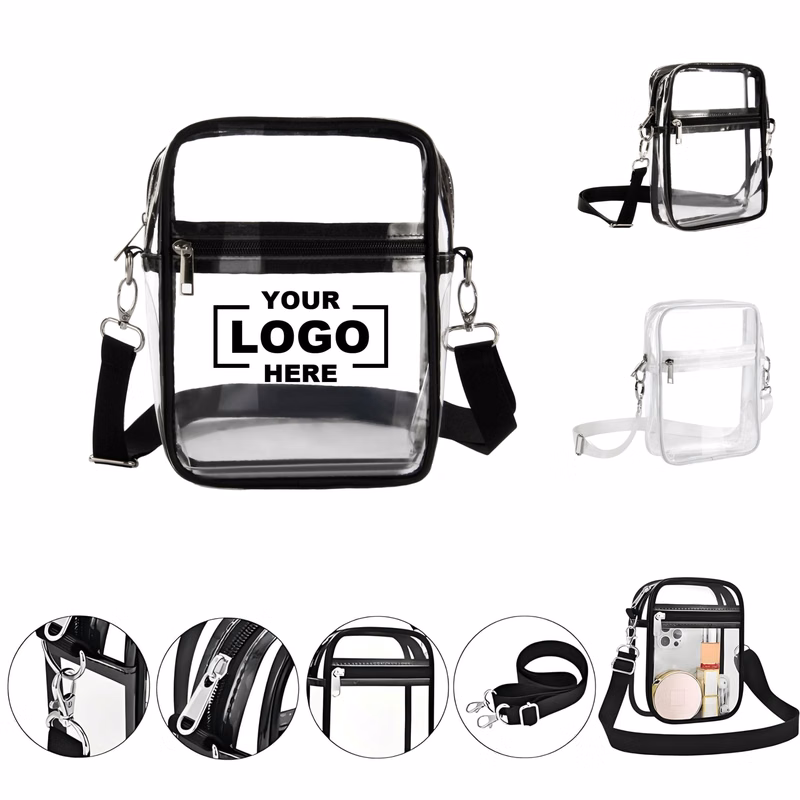 Transparent Portable Waterproof Crossbody Bag