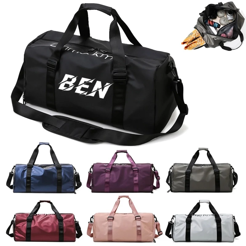 Oxford Gym Travel Duffel Bag with Dry Wet Pocket 1