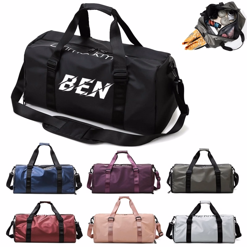 Oxford Gym Travel Duffel Bag with Dry Wet Pocket