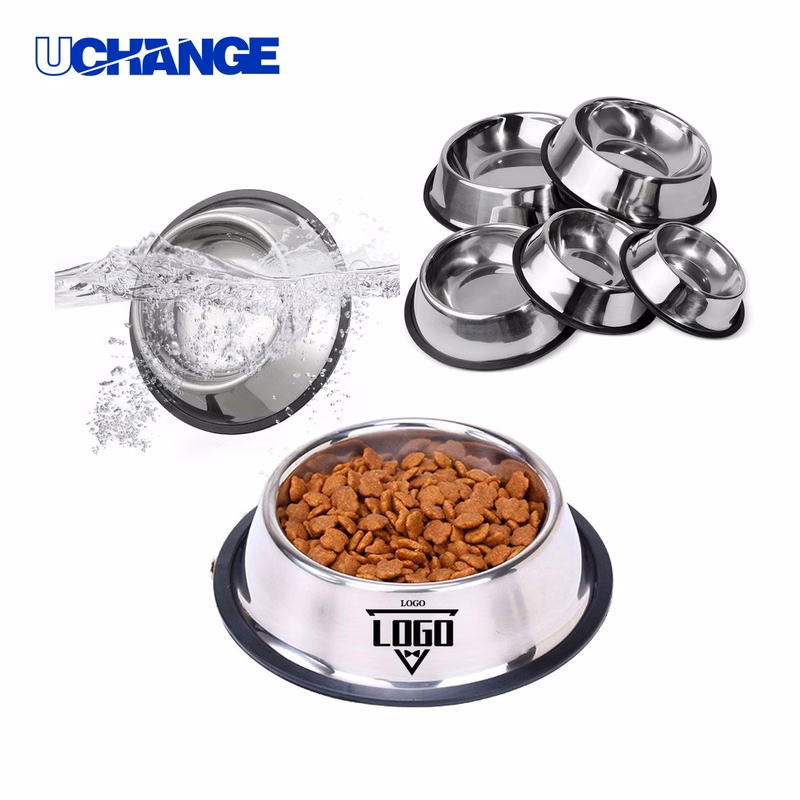 Stainless Steel Dog Bowl with Non Slip Base