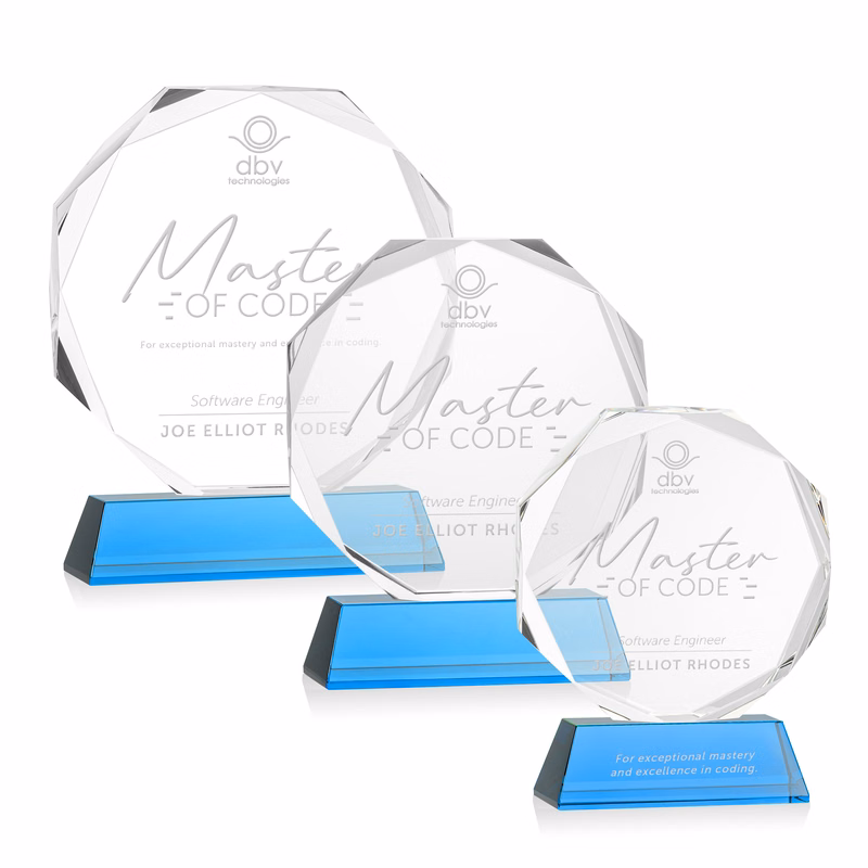 Acadian Award on Newhaven Base - Sky Blue