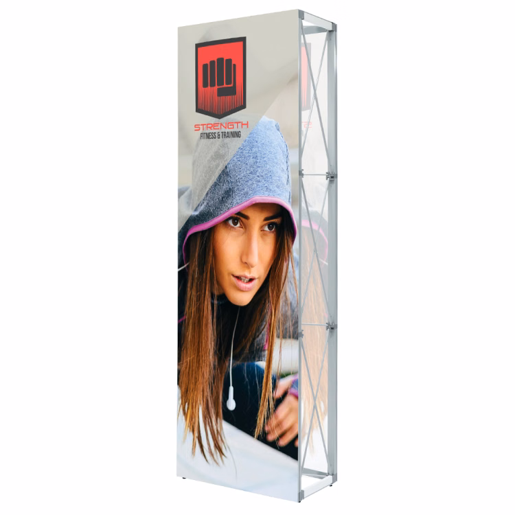 Locus Light Wall Display Non-Backlit 2.5 ft.x7.5 ft. Double Sided