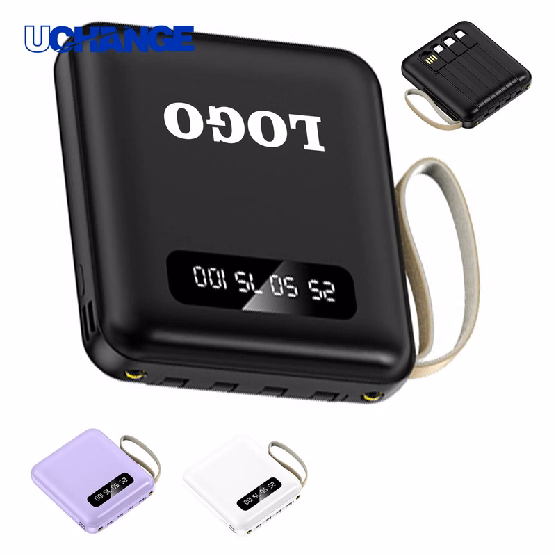 10000mAh Mini Portable Digital Display Power Bank Device