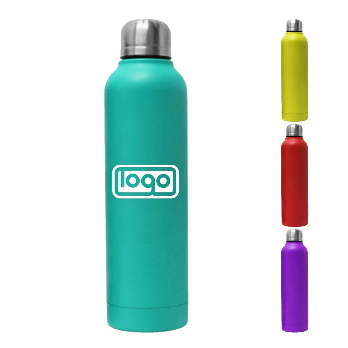 17 oz Stainless Steel Insulated Bottle Thermos, custom water bottle with logo imprint 1