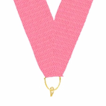 0.875" x 30" Pink Gold Snap Clip Stock