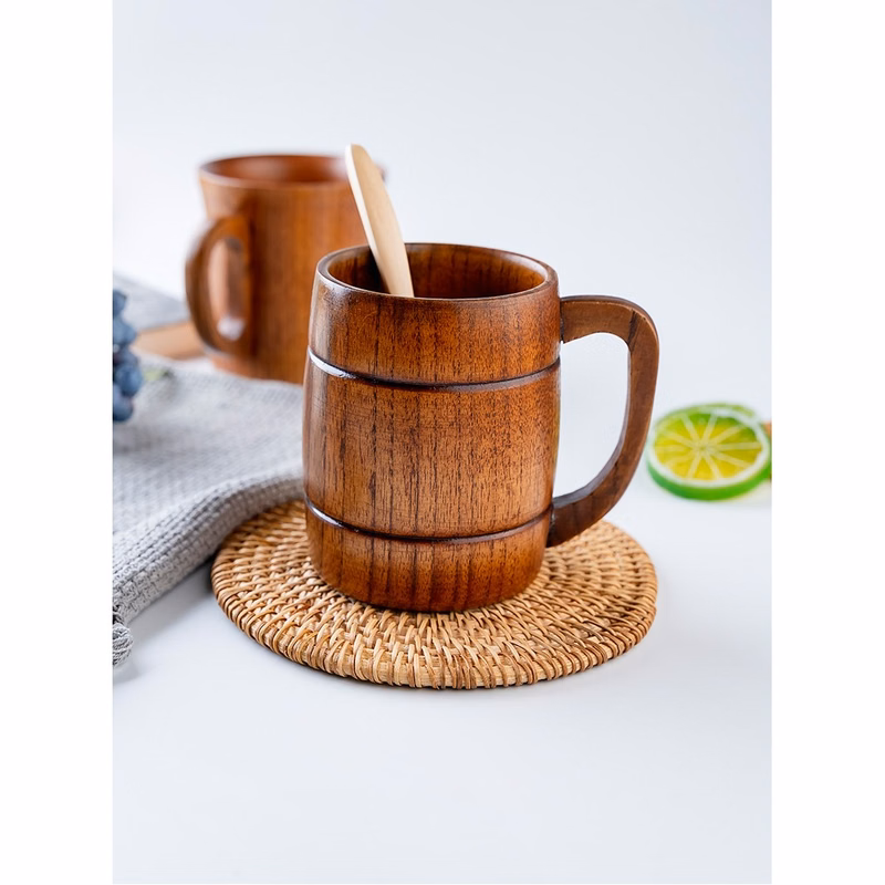 Wood Beer Mug