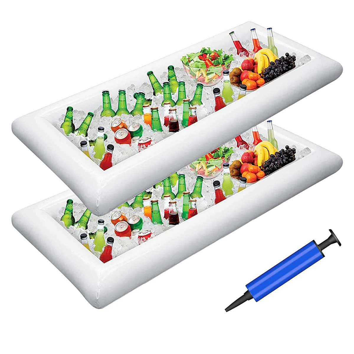 Inflatable Serving Bars Ice Buffet Salad Serving Trays 1