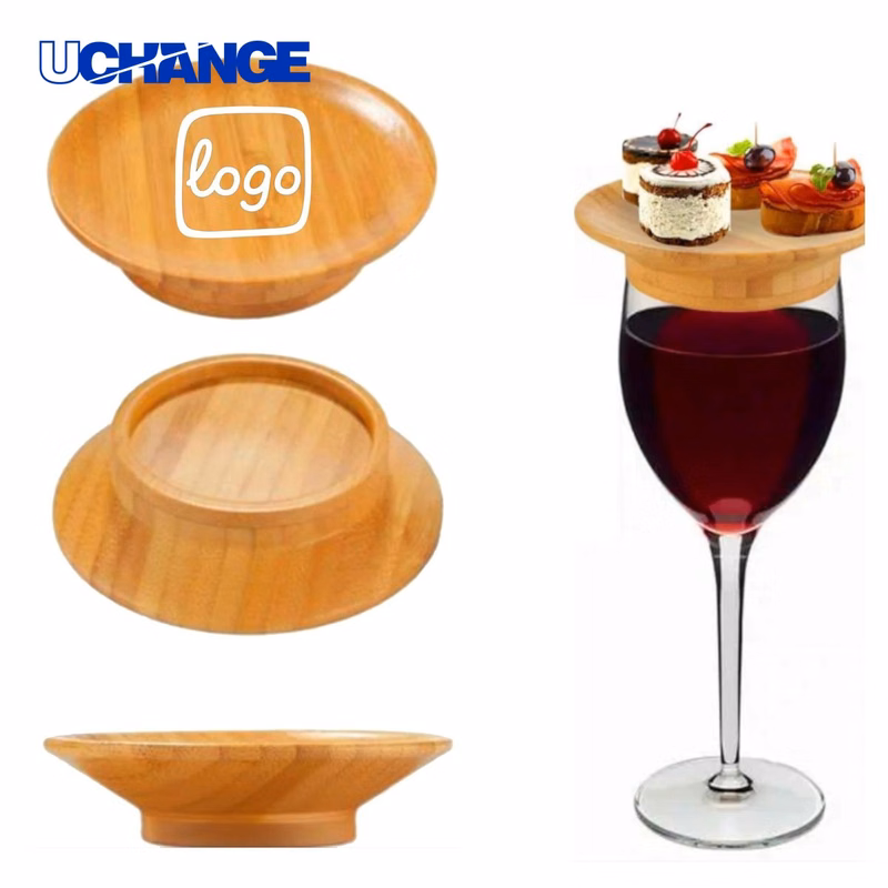 Wooden Wine Glass Cover Coaster Mat