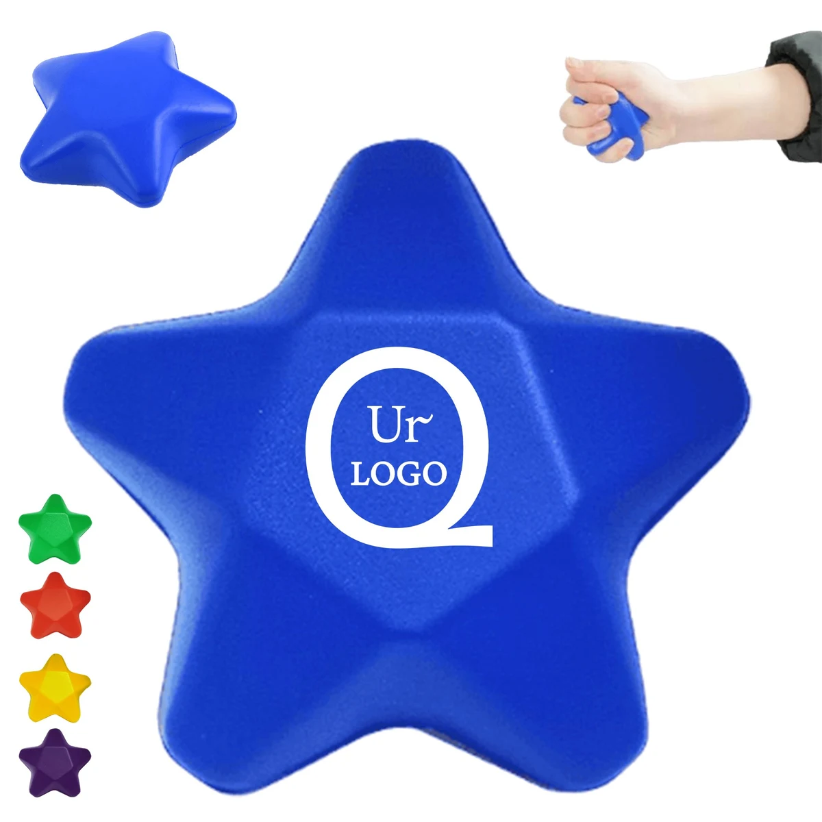 3.07 Inch Five-Pointed Star Stress Ball 1