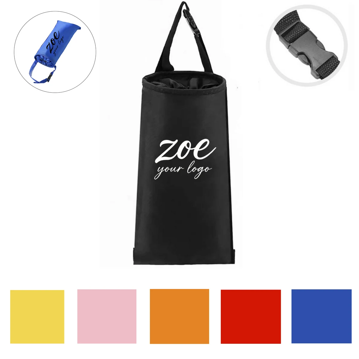 Portable Car Auto Trash Storage Bag 1