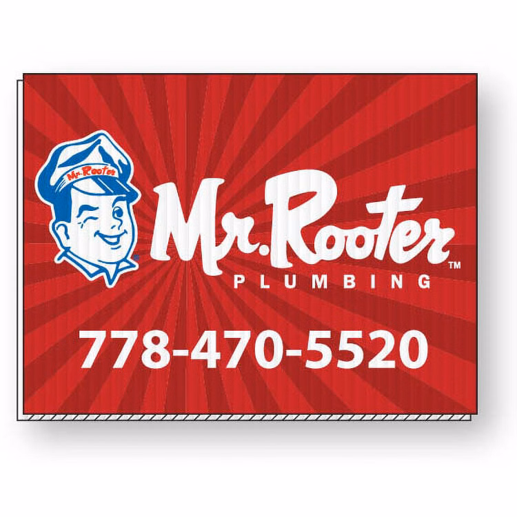 5/32" White Coroplast Sign, 8.25" x 11.25" Rectangle, Full Colour