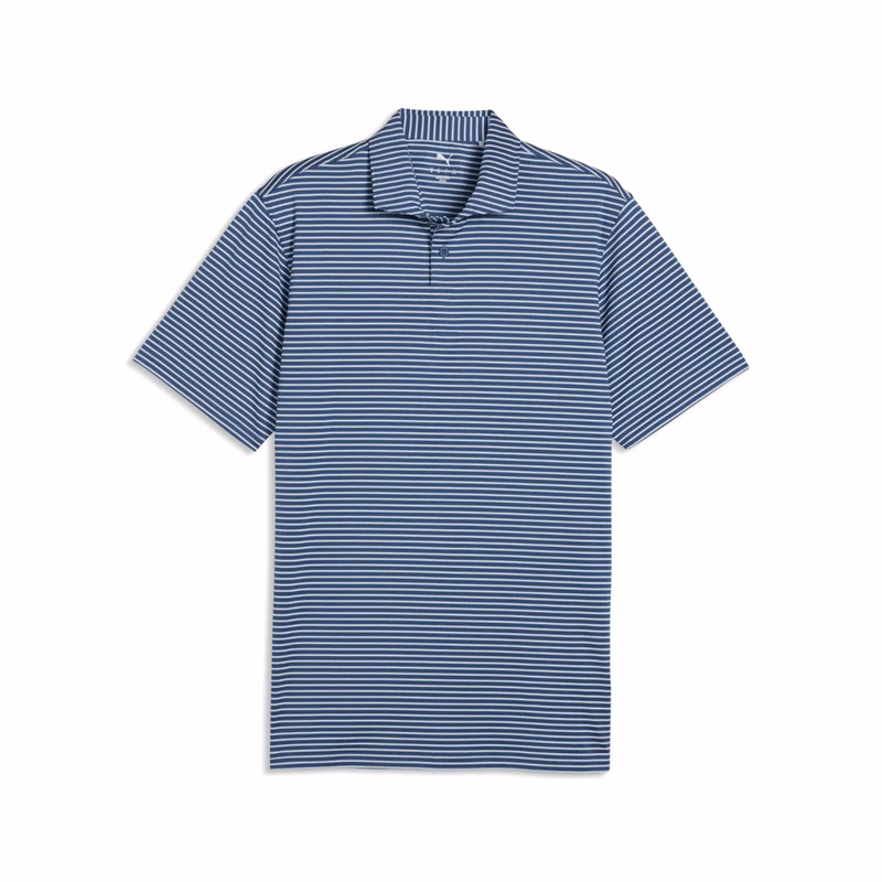 PUMA® BRRR UPF 40+ Men's Stripe Golf Polo Shirt