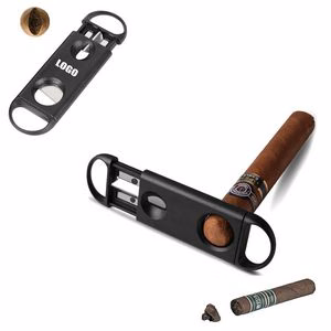Versatile 2 In 1 Blade Cigar Cutter