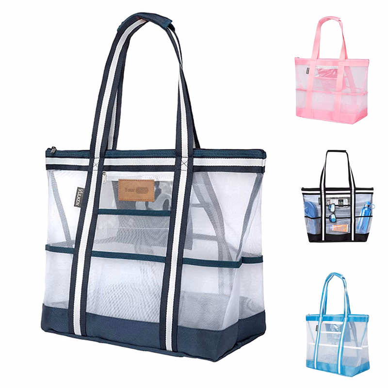 oxford Extra Large Mesh Beach tote Bag.