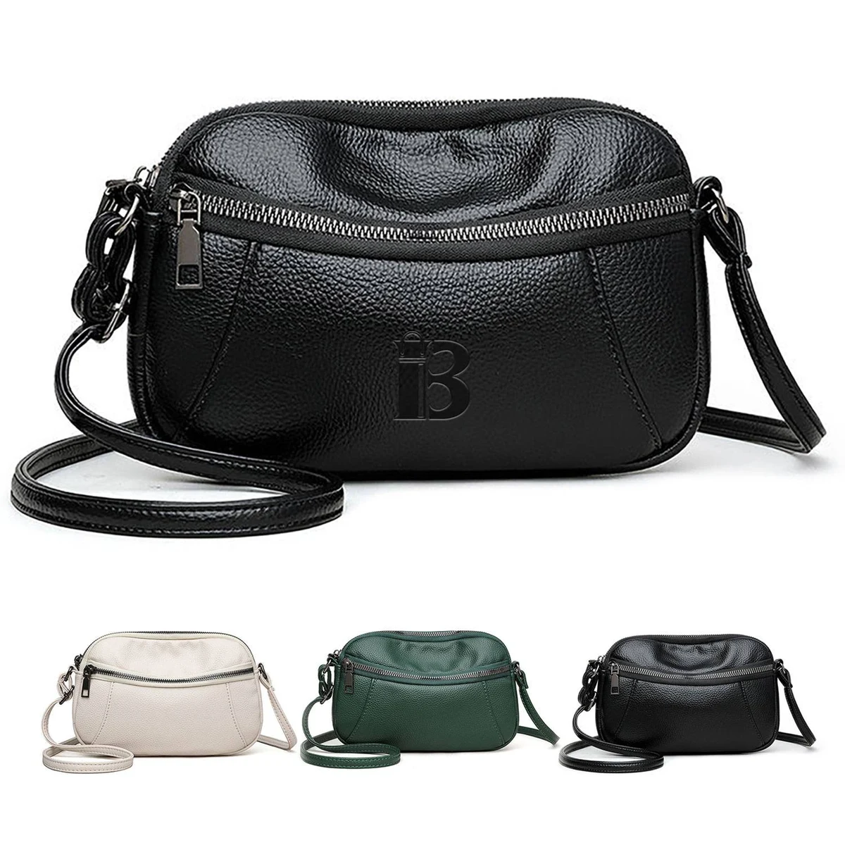 Casual Waterproof Durable Pu Shoulder Bag 1